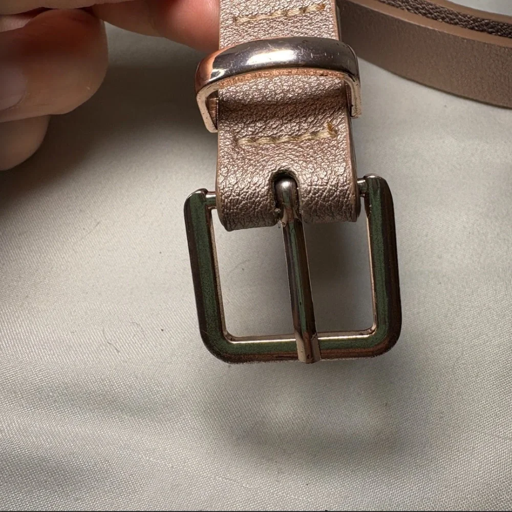 Torrid Belt Metallic 1 Size Gold Buckle 11419550 Womens faux leather